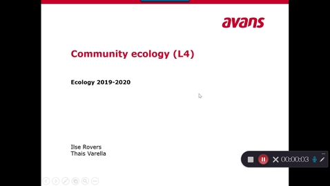 Thumbnail for Ecology Lecture 4 Community, video 4-4  Large impact species