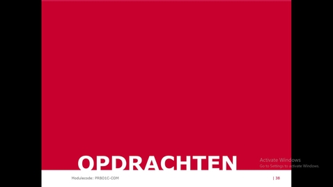 Thumbnail for 1C presenteren opdrachten en presentatietips
