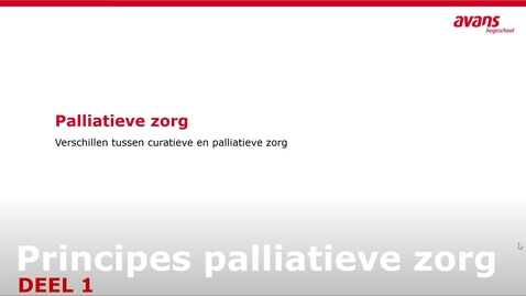 Thumbnail for LP5 Principes van palliatieve zorg - deel 1