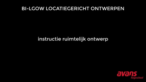 Thumbnail for Instructie Ruimtelijk Ontwerp