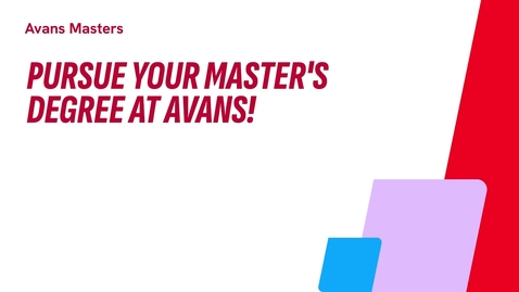Thumbnail for Pursue Your Master's Degree At Avans!