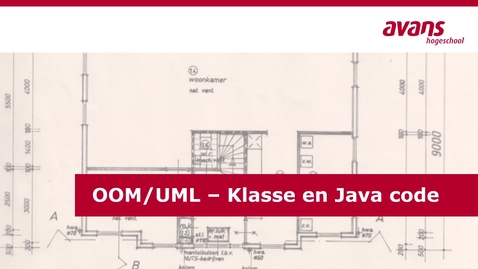 Thumbnail for OOM/UML - Klasse en Java code