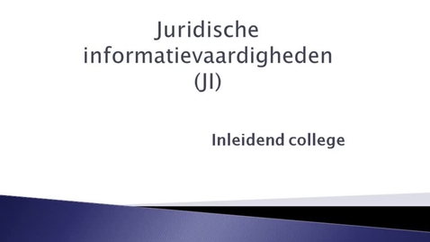 Thumbnail for Inleiding JIV
