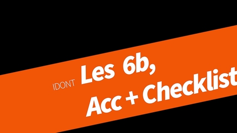 Thumbnail for IDONT Les 6b