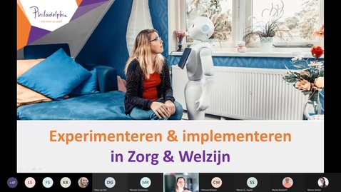 Thumbnail for Webinar Xenia Kuiper: Experimenteren en implementeren in Zorg en Welzijn