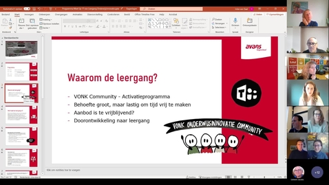 Thumbnail for Meet-Up: Ontwikkelaanbod voor onderwijsinnovatie (ism Ingeborg vd Poel en Marlies Otten) 17 november 2021