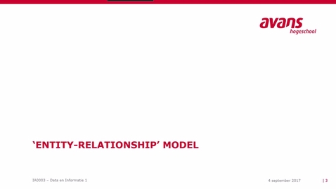Thumbnail for Entity-Relationship model - Clipped - Entiteit(type) en relatietype - Quiz