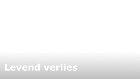 Thumbnail for Kennisclip levend verlies