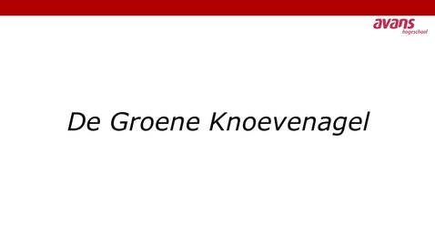 Thumbnail for De Groene Knoevenagel