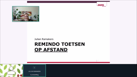 Thumbnail for Presentatie Julian over online toetsen in Remindo