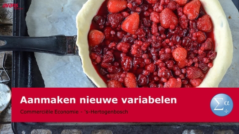 Thumbnail for Databewerkingen: aanmaken nieuwe variabelen
