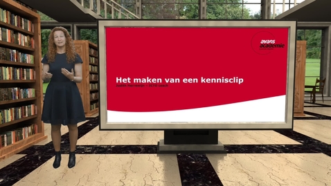 Thumbnail for Kennisclip: hoe maak je een kennisclip