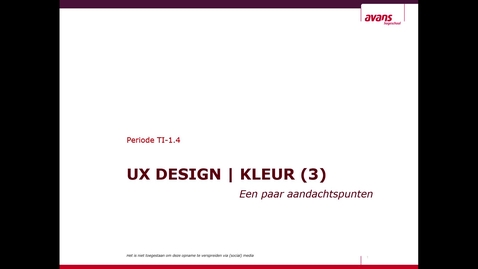 Thumbnail for TI-1.4  - UXD - WS3 - Kleur 3