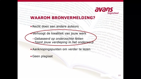 Thumbnail for Correcte bronvermelding in verslagen Avans ADGO 2022