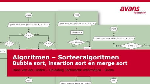 Thumbnail for TMTI-ALGRTM Algoritmen - Kennisclip - Sorteeralgoritmen