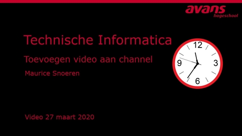 Thumbnail for General - Add video to channel