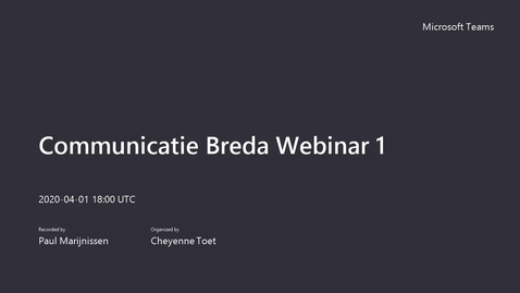 Thumbnail for Opleiding Communicatie – Bachelor - Voltijd – Breda