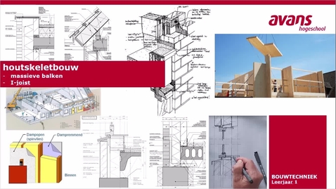 Thumbnail for Houtskeletbouw - massieve houten balken en de I-joist