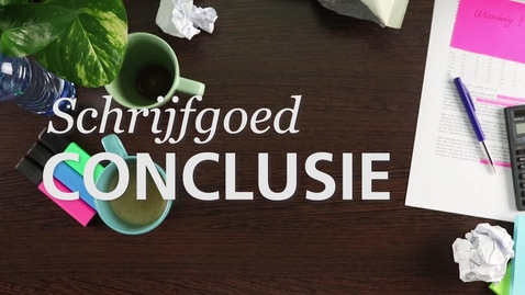 Thumbnail for Schrijfgoed : Conclusie
