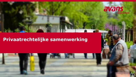 Thumbnail for Privaatrechtelijke samenwerking