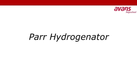 Thumbnail for Parr Hydrogenator