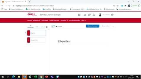 Thumbnail for Embedding Libguides in Brightspace