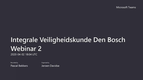 Thumbnail for Integrale Veiligheidskunde – Bachelor - Voltijd – 's-Hertogenbosch