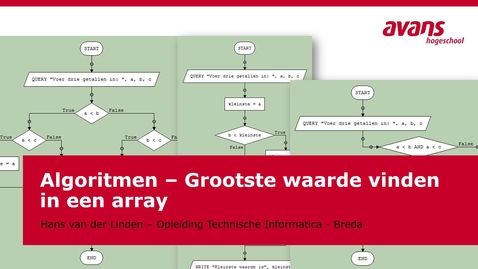 Thumbnail for TMTI-ALGRTM Algoritmen - Kennisclip - Grootste waarde in array