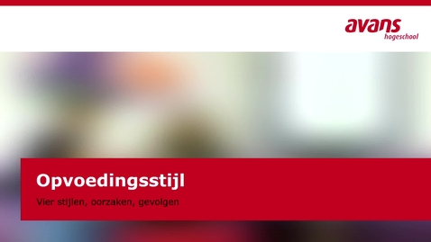 Thumbnail for Opvoedingsstijl