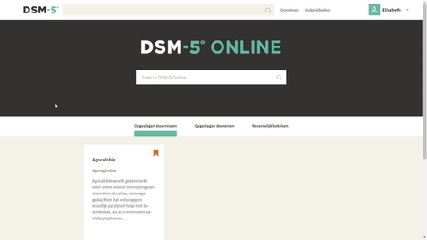 Thumbnail for DSM-5 Online in vogelvlucht