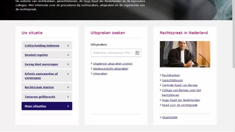 Thumbnail for Rechtspraak.nl