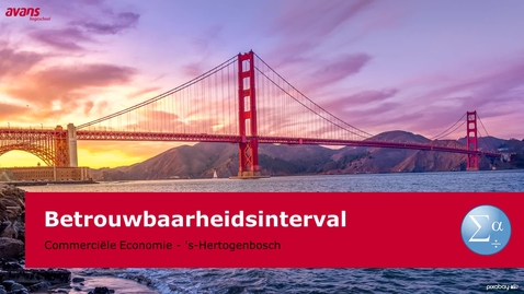 Thumbnail for Betrouwbaarheidsinterval