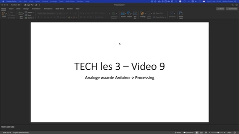 Thumbnail for Video 9 - Analoge waarde opsturen vanuit Arduino