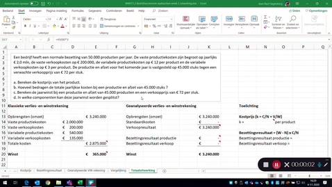 Thumbnail for Uitgebreid voorbeeld klassieke en geanalyseerde verlies- en winstrekening