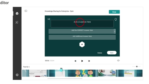 Thumbnail for How to create a quiz by using the new Editor - NEW