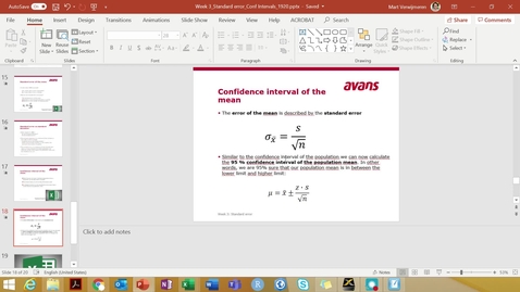 Thumbnail for Statistics wk 3 - Tutorial 4
