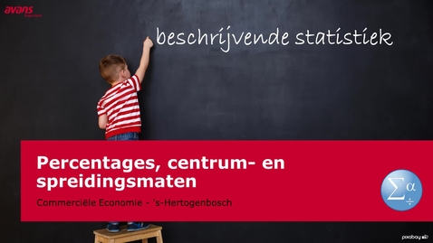 Thumbnail for Beschrijvende statistiek