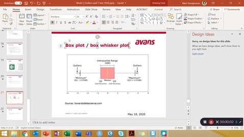 Thumbnail for Stat wk 5 -tutorial 4 - Box and whisker plot