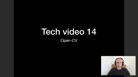 Thumbnail for Video 14 - openCV