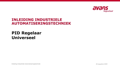 Thumbnail for ABB Freelance PID Regelaar Universeel