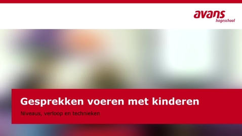 Thumbnail for Gesprekken voeren met kinderen