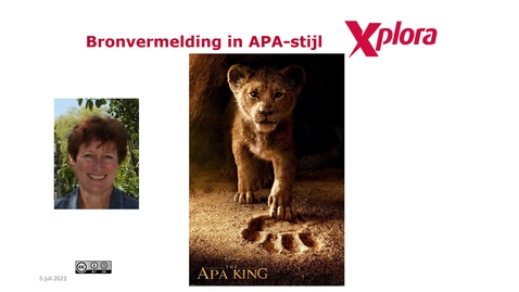 Thumbnail for APA  eerstejaars bronvermelding boek en webpagina (aangepast aan de 7de editie van de APA)