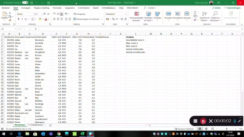 Thumbnail for Uitleg opdracht Excel dag 2