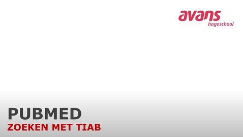 Thumbnail for PubMed: zoeken met tiab