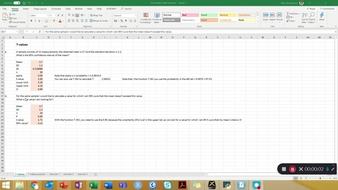 Thumbnail for Statistics wk 4- exercise 1b