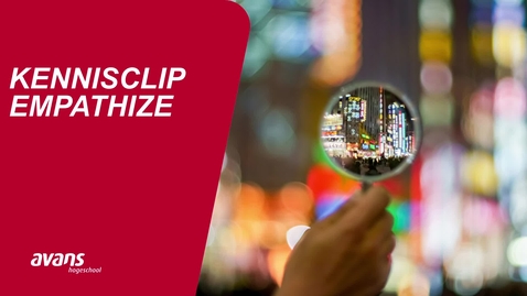 Thumbnail for Kennisclip Empathize Design Thinking