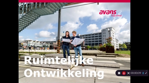 Thumbnail for Opleidingsfilmpje 1 Ruimtelijke Ontwikkeling – voltijd – Tilburg - vakgebied