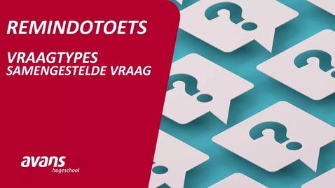 Thumbnail for RemindoToets: de samengestelde vraag