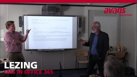 Thumbnail for Lezing HS Leiden over de implementatie van het LMS via Office365