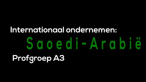 Thumbnail for A3 -  Saudie Arabie